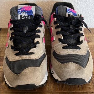 New balance 574 90s outdoor collection grey/pink